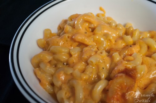 Bowl of Macaroni and Cheese - Close-up