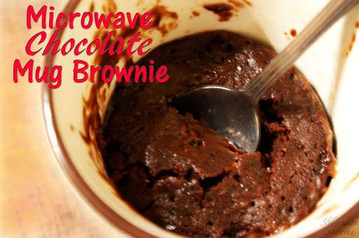 Microwave Chocolate Mug Brownie