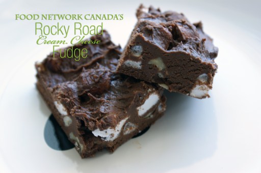 Food Network Canada's Rocky Road Cream Cheese Fudge
