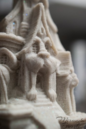 Sparkling sandcastle