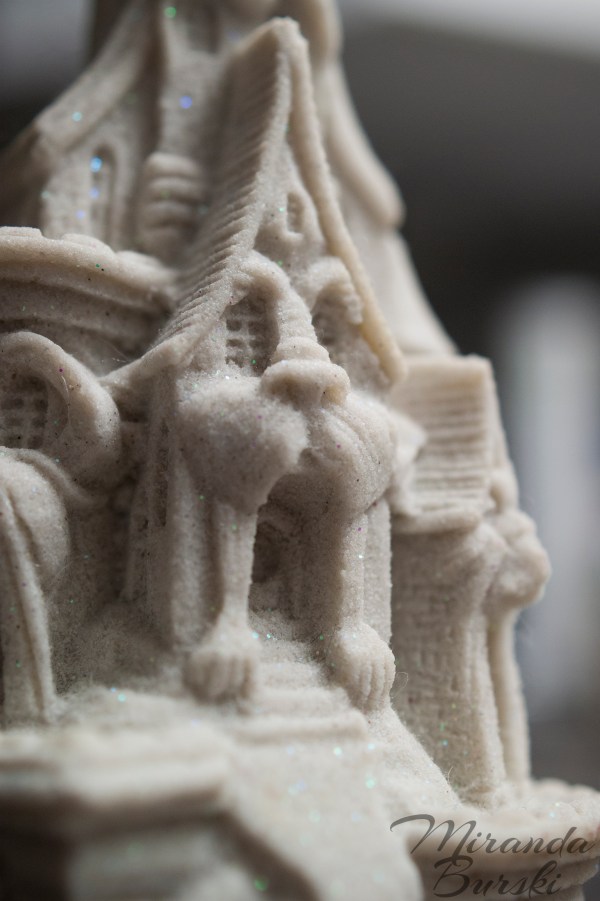 Sparkling sandcastle