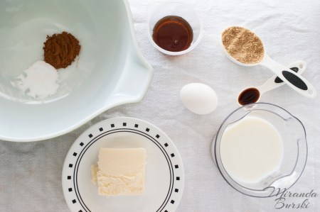 Maple and Brown Sugar Oatmeal Squares Ingredients