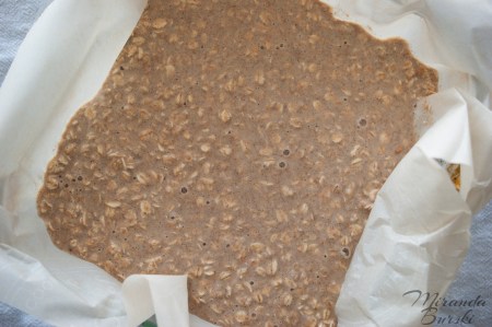 Maple and Brown Sugar Oatmeal Square Batter