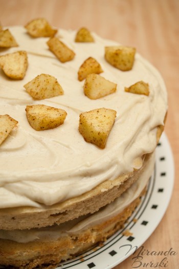 An apple cake