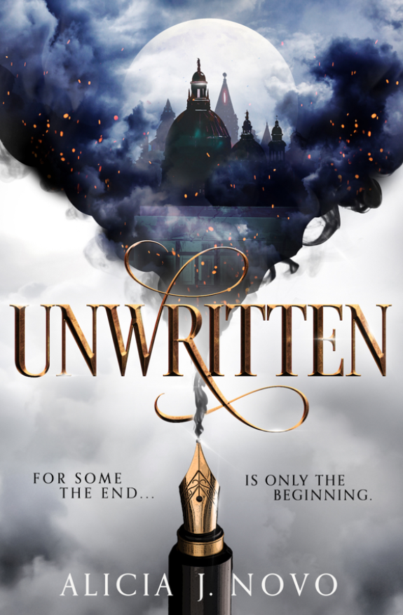 The cover of Unwritten, by Alicia J. Novo