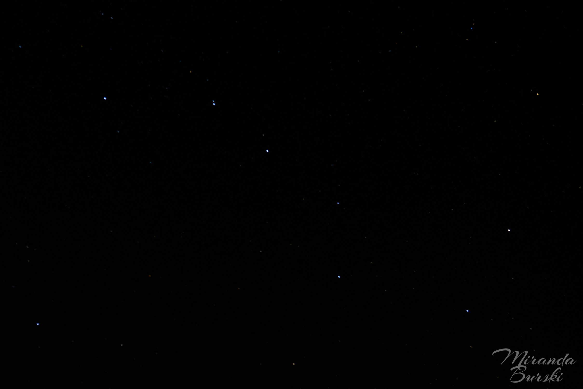 The big dipper constellation.